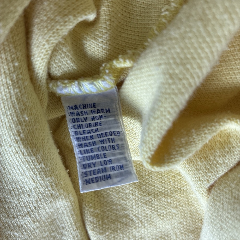 Polo Ralph Lauren‎ Collared Short Sleeve Polo Shirt Men's XL Yellow - Picture 6 of 16